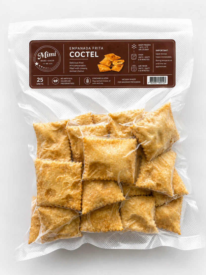 Empanadas queso (cheese)  coctel size  - 25 UNITS