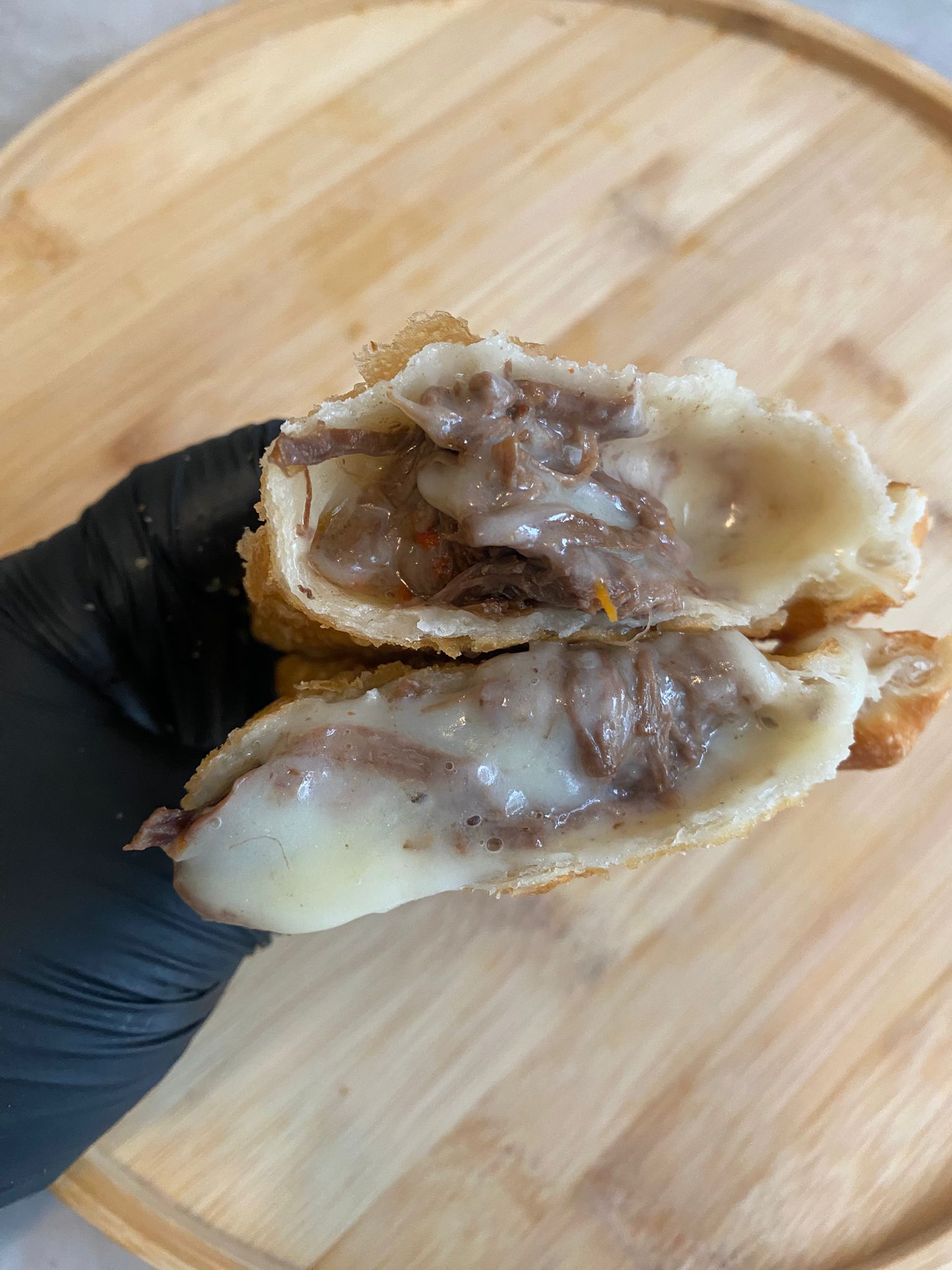 EMPANADA MECHADA (beef and cheese)  - 3 UNITS*