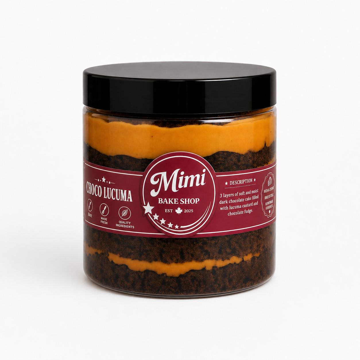 CHOCO LUCUMA - Cake Jar