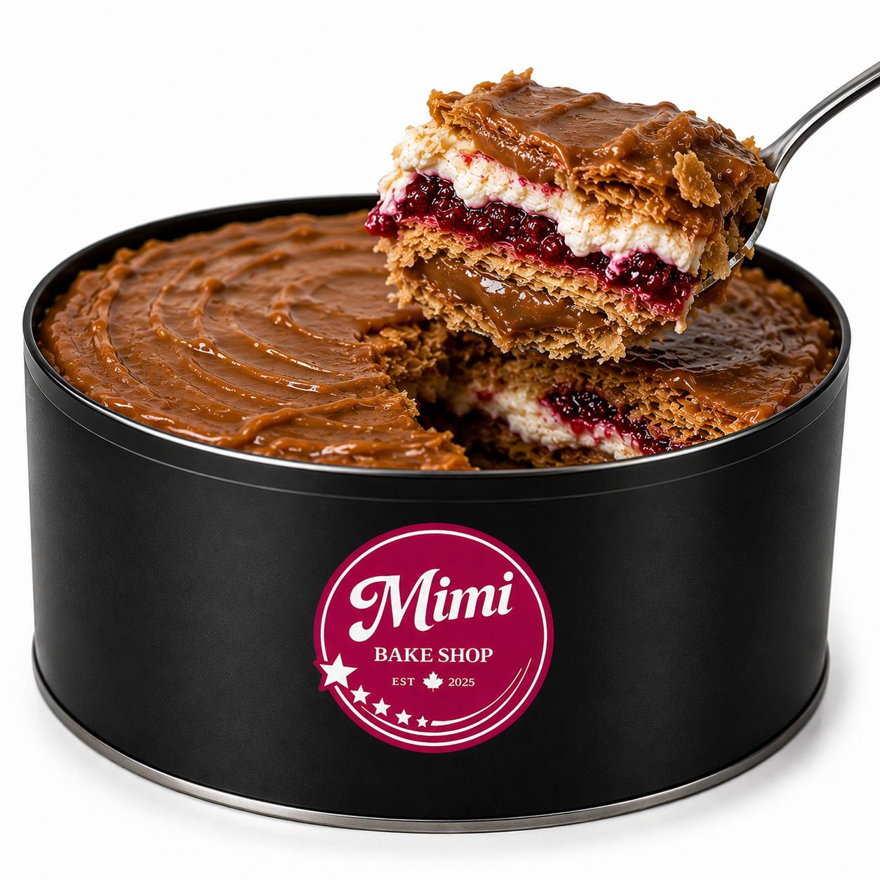 MIL HOJAS FRAMBUESA - Tin Cake 7inch