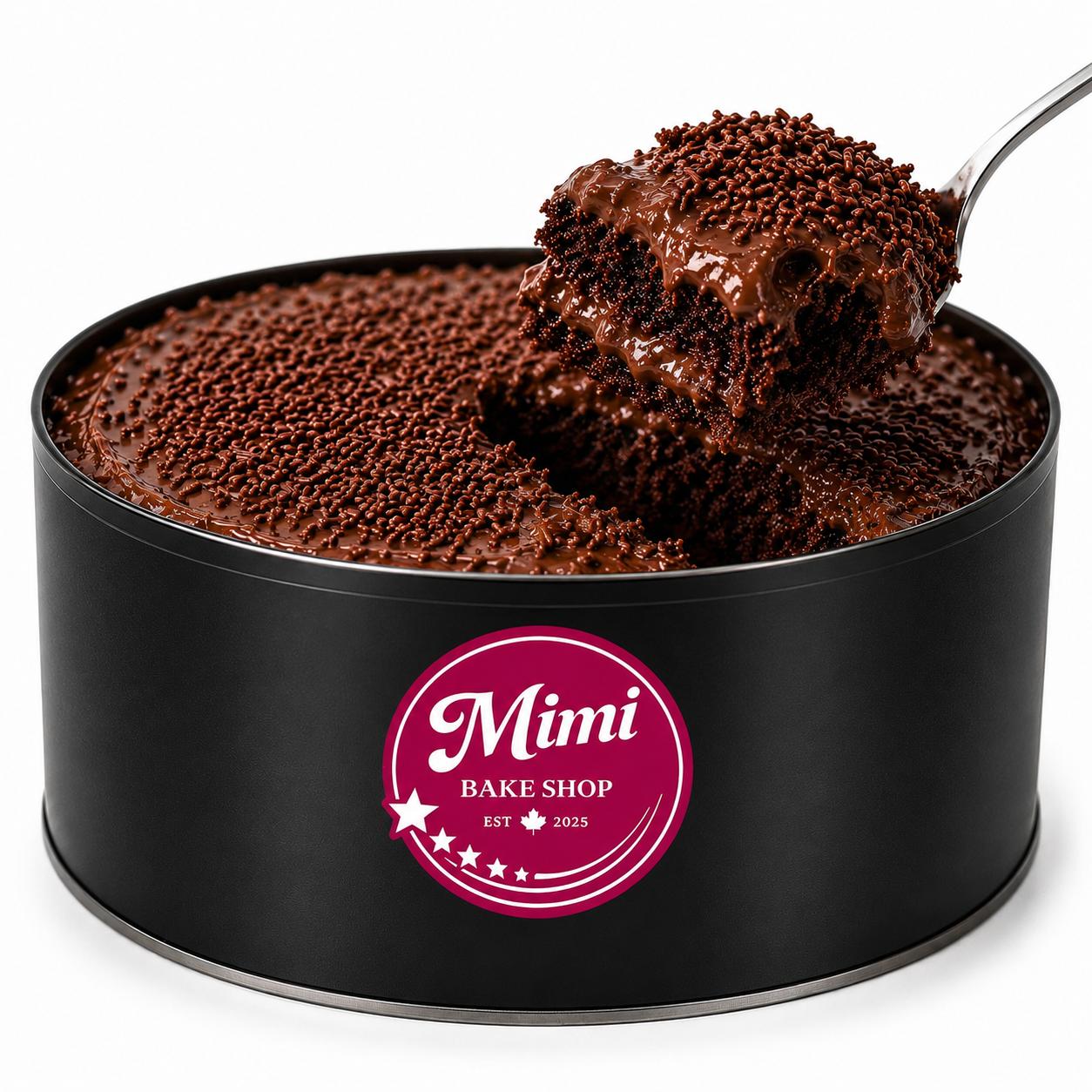 FULL CHOCOLATE - Tin Cake 7inch