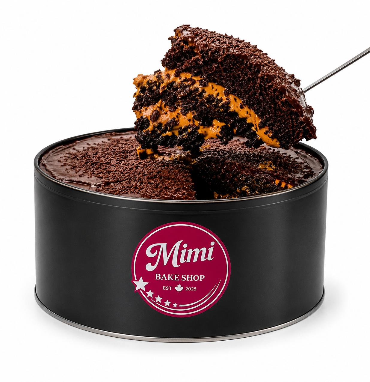 CHOCOLATE MANJAR - Tin Cake 7inch